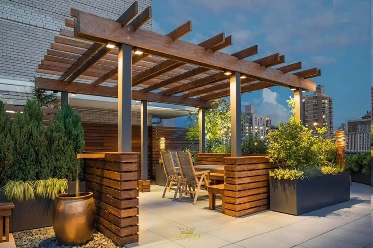 اجرای روف گاردن ساده