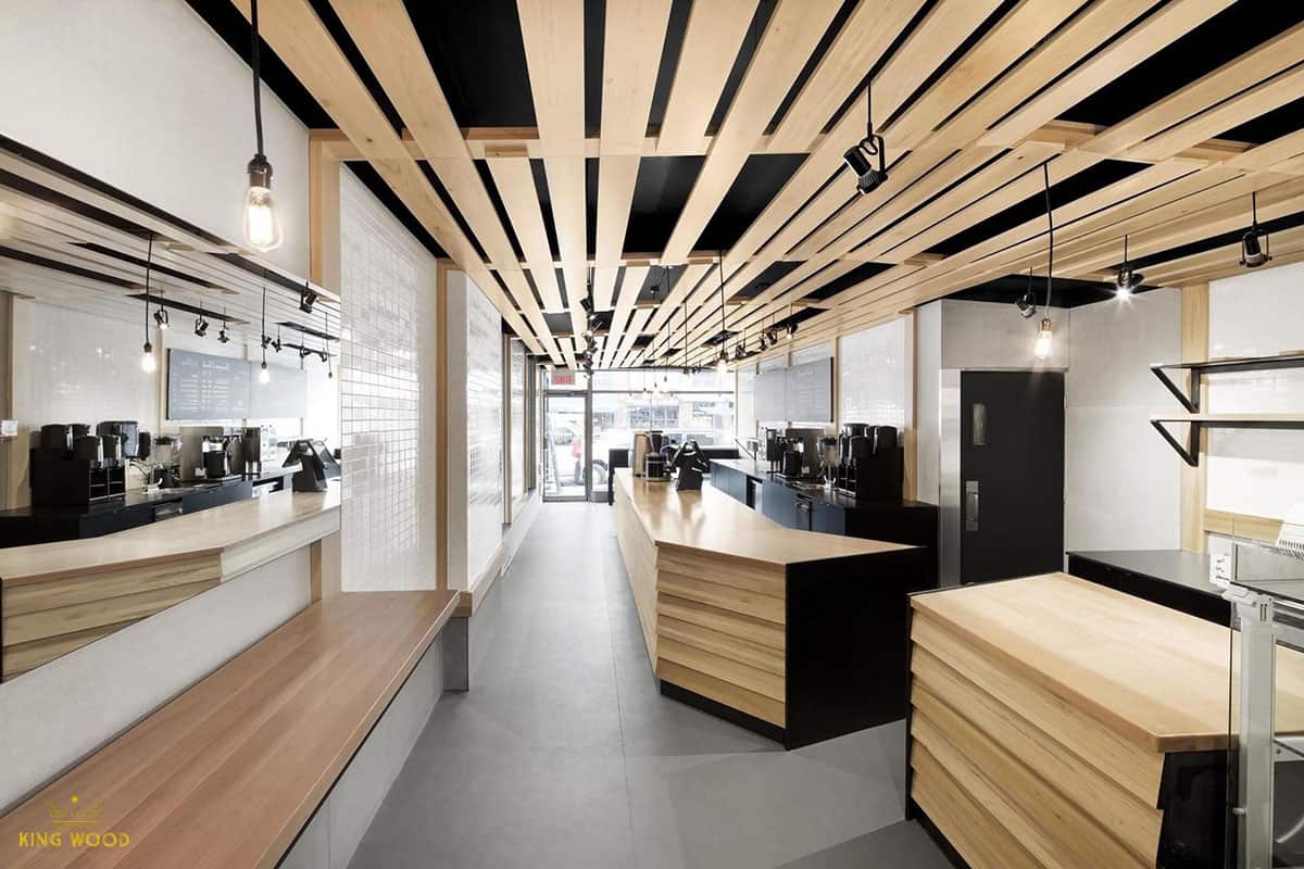 دکوراسیون مغازه با چوب روسی