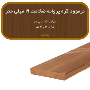 ترمووود گره پروانه ضخامت 19 میلیمتر